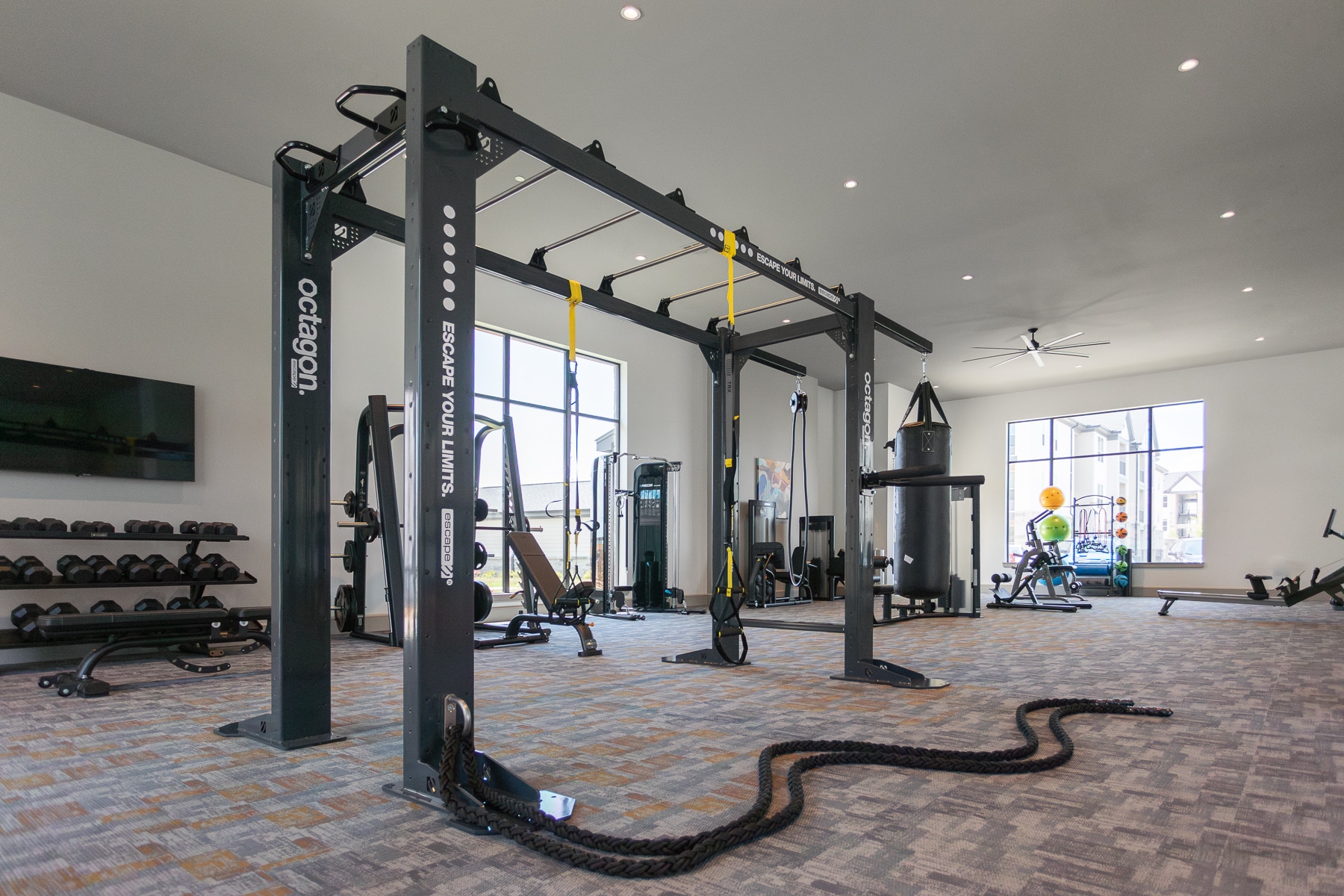 Fitness Center at Broadstone Jordan Ranch in Brookshire, Texas